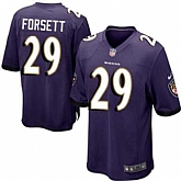 Nike Men & Women & Youth Ravens #29 Justin Forsett Purple Team Color Game Jersey,baseball caps,new era cap wholesale,wholesale hats